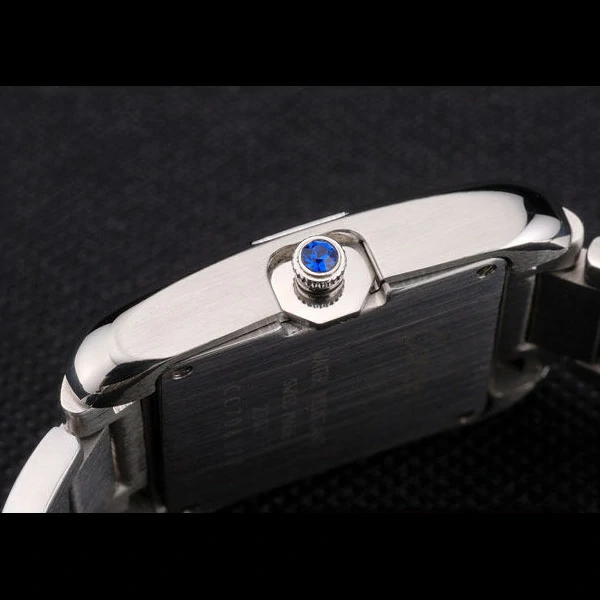 Cartier Tank Anglaise 30mm White Dial Stainless Steel Case And Bracelet new59145