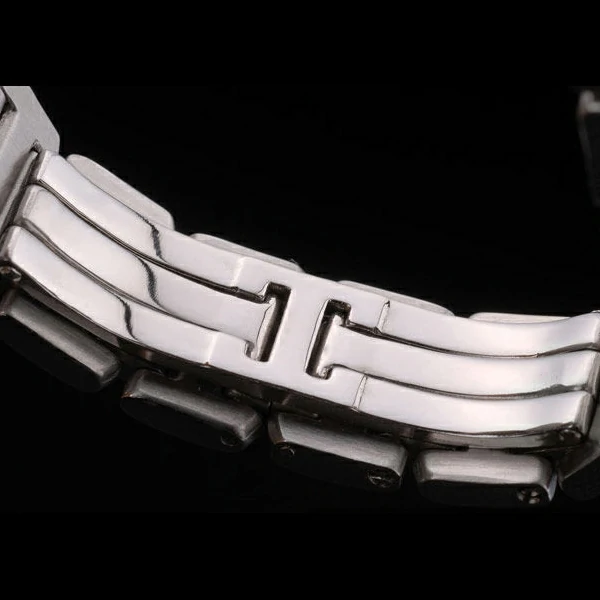 Cartier Tank Anglaise White Tortoise Dial Stainless Steel Case Two Tone Bracelet new59164