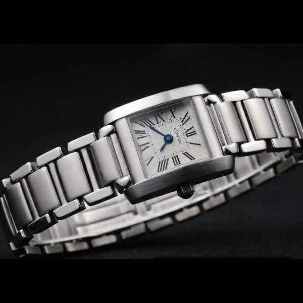 Cartier Tank Francaise 20mm White Dial Stainless Steel Case And Bracelet new57539