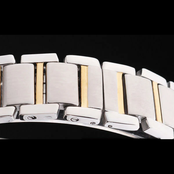 Cartier Tank Francaise 29mm White Dial Stainless Steel Case Two Tone Bracelet new57536