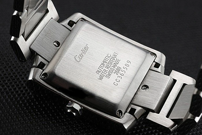 Cartier Tank Francaise Steel Case White Dial Roman Numerals Stainless Steel Bracelet new119927