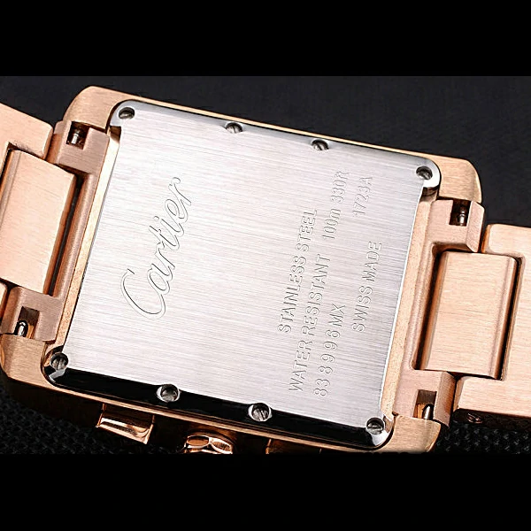 Cartier Tank MC Brown Dial Gold Case And Bracelet new60631