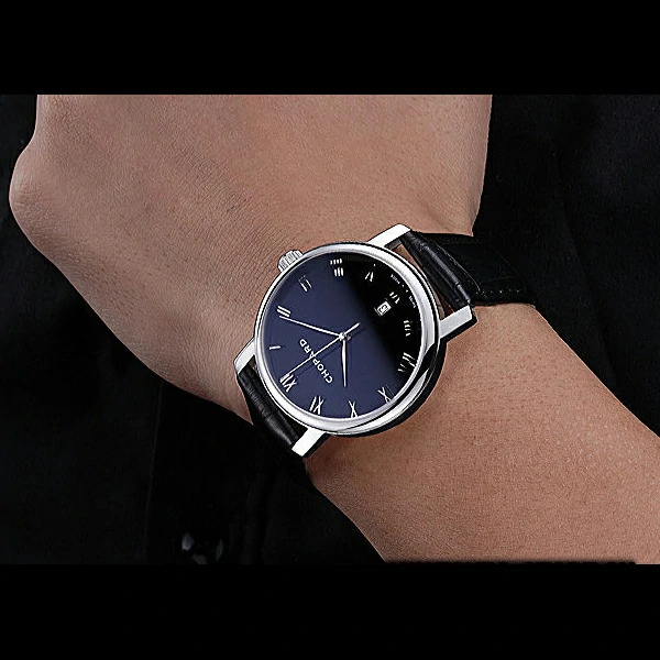 Chopard Classic Black Dial Black Croc Strap new59928