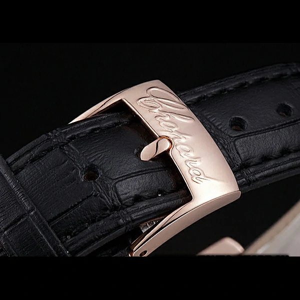 Chopard Classic White Dial Black Croc Strap new59931