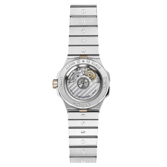 Chopard Replica Watch Alpine Eagle 33, 18k ethical Rose Gold, Lucent Steel™ and 36 Diamonds, 33mm, 298617-6002