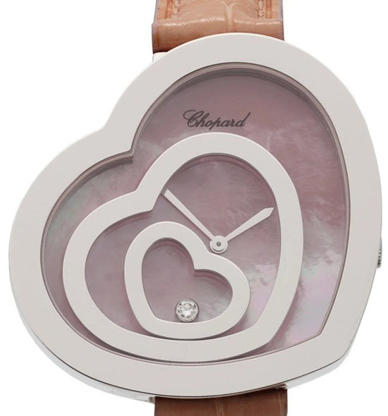 Chopard Replica Watch Happy Spirit Floating Hearts, 18k White Gold, 40mm x 42mm, 209056-1001