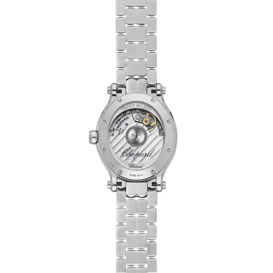 Chopard Replica Watch Happy Sport Oval Automatic, Stainless Steel, 7 floating diamonds, 31.3mm x 29mm, 278602-3002