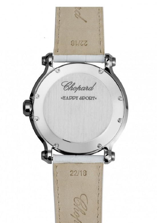 Chopard Replica Watch Happy Sport XL, Stainless Steel and Diamonds, 5 floating diamonds, 42mm, 288525-3003