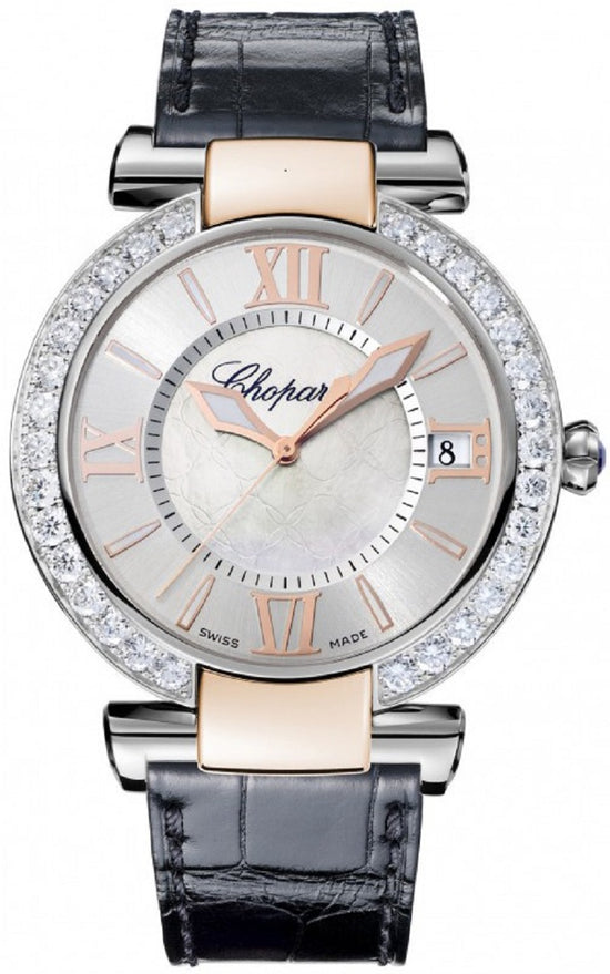 Chopard Replica Watch Imperiale Automatic, Stainless Steel, 18k Rose Gold and Diamonds, 40mm, 388531-6006