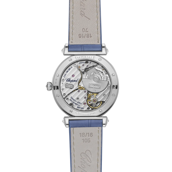 Chopard Replica Watch Imperiale Moonphase Ethical, 18K White Gold and Diamonds 36mm, 384246-1001