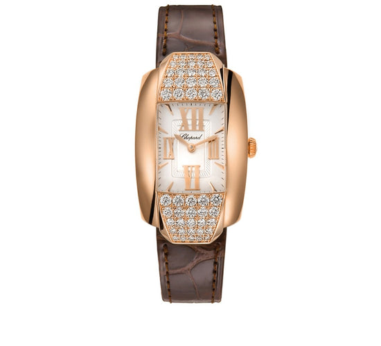 Chopard Replica Watch La Strada, 18k Rose Gold and Diamonds, Quartz, 44.8mm x 26.1mm, 419399-5001