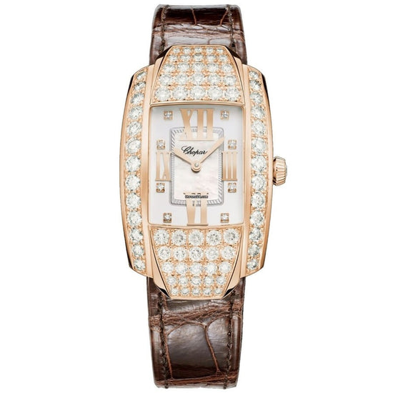 Chopard Replica Watch La Strada, 18k Rose Gold and Diamonds, Quartz, 44.8mm x 26.1mm, 419403-5004