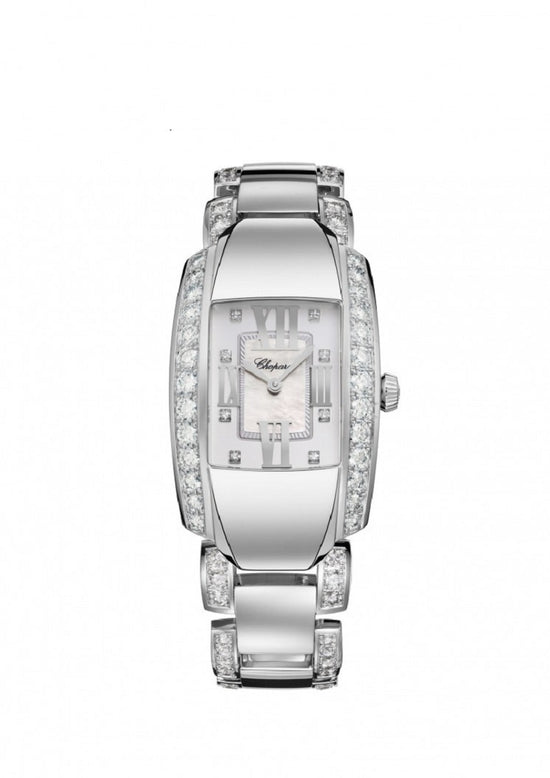 Chopard Replica Watch La Strada, 18k White Gold and Diamonds, Quartz, 44.8mm x 26.1mm, 419400-1004