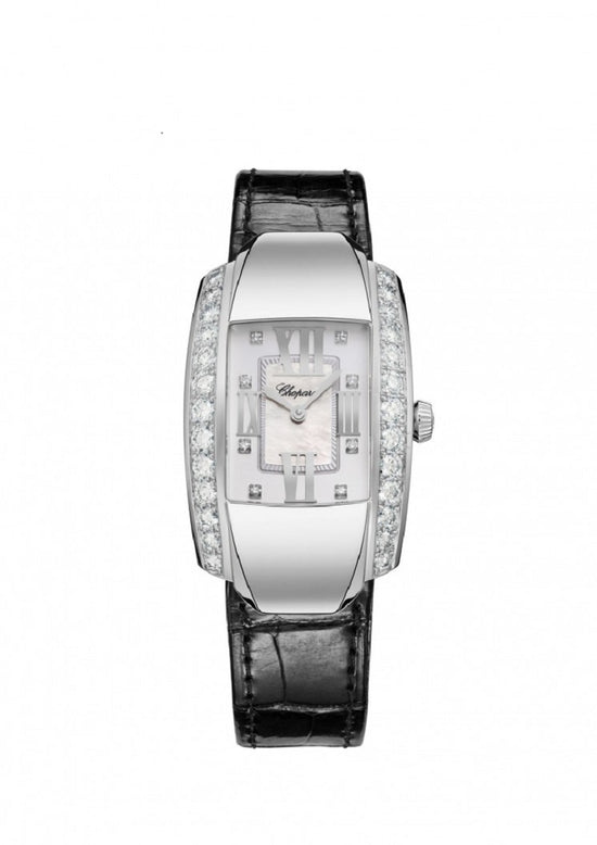 Chopard Replica Watch La Strada, 18k White Gold and Diamonds, Quartz, 44.8mm x 26.1mm, 419402-1004