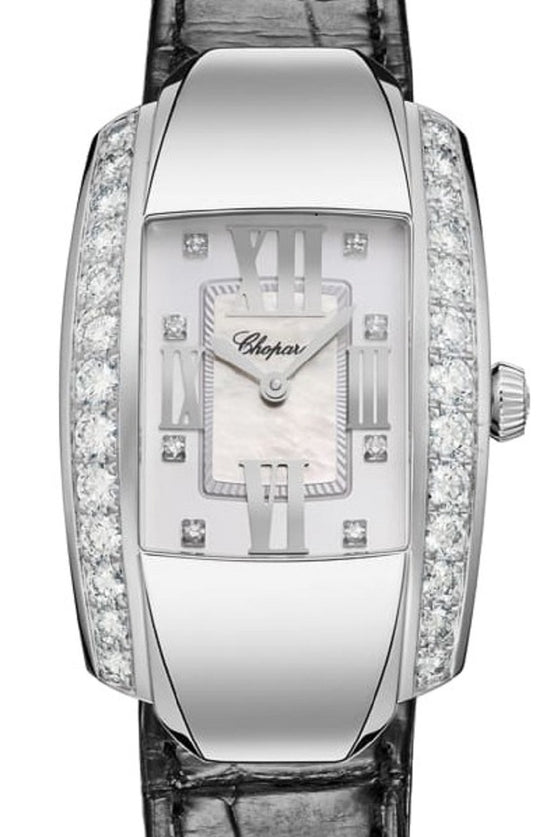 Chopard Replica Watch La Strada, 18k White Gold and Diamonds, Quartz, 44.8mm x 26.1mm, 419402-1004