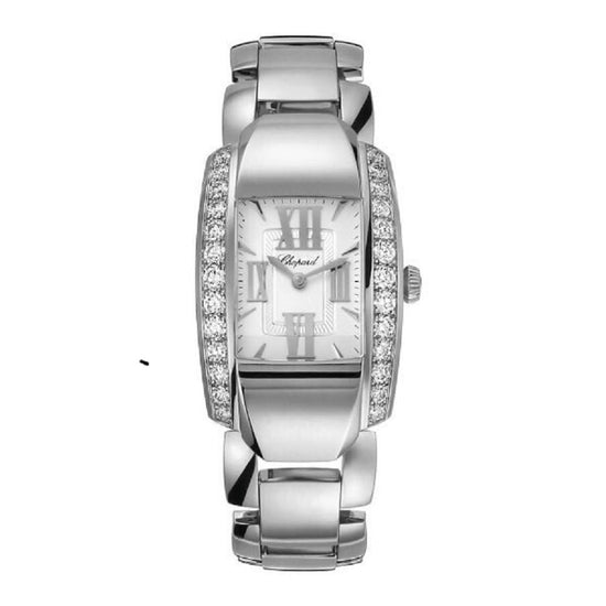 Chopard Replica Watch La Strada Quartz, 18k White Gold and Diamonds, 44.8mm x 26.1mm, 419398-1001
