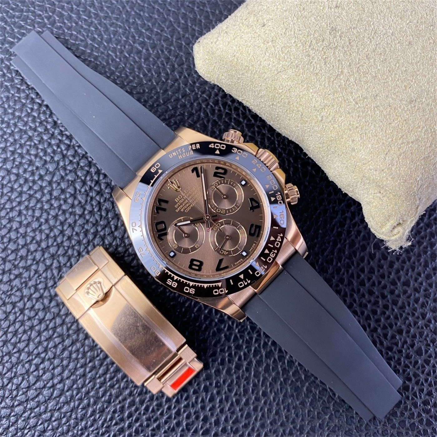 Daytona Rose Gold Replica – Chocolate Dial 116515LN