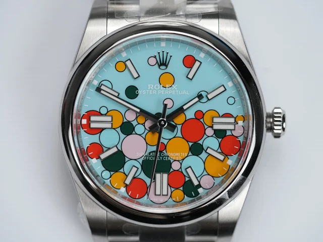 124300‑0008 – 41mm Oyster Perpetual Celebration Dial Replica