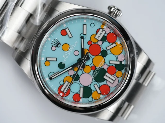 124300‑0008 – 41mm Oyster Perpetual Celebration Dial Replica