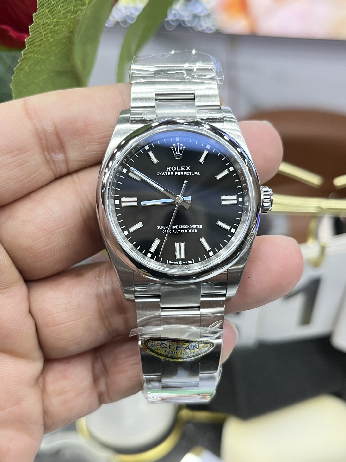 126000-0014 – Premium Oyster Perpetual 36 Black Dial Replica