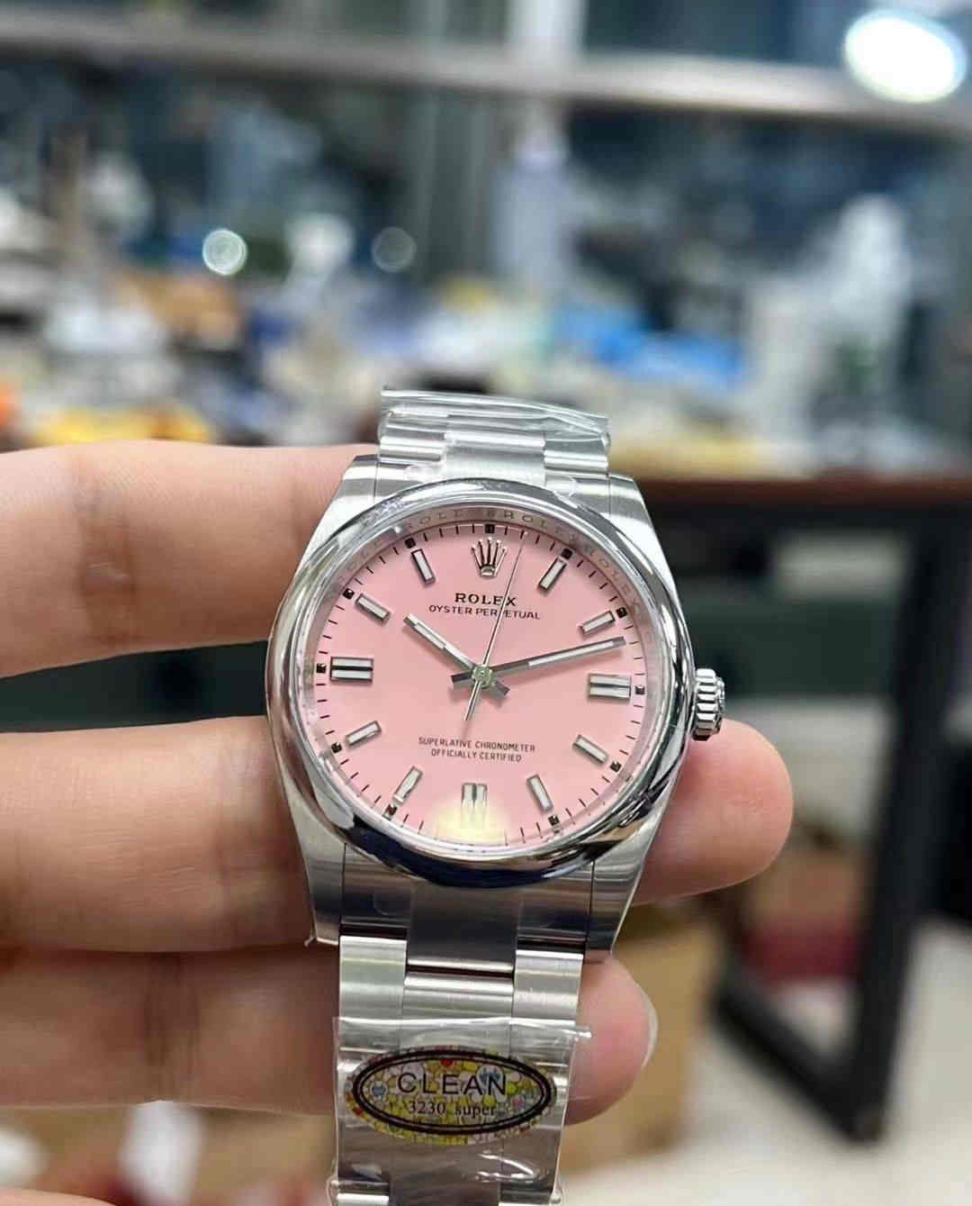 126000 Pink Dial – 36mm OP Replica