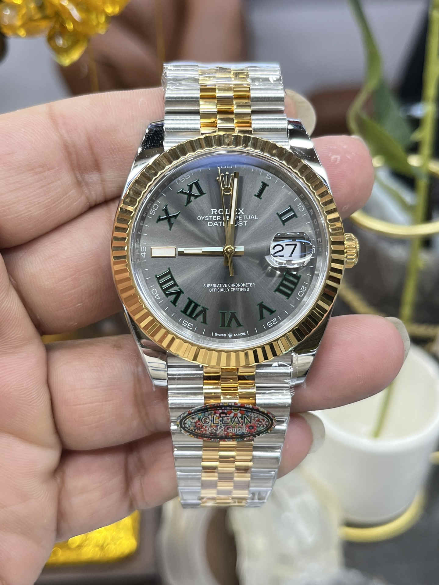 126333-0019 – Two-Tone Datejust 41 Wimbledon Dial
