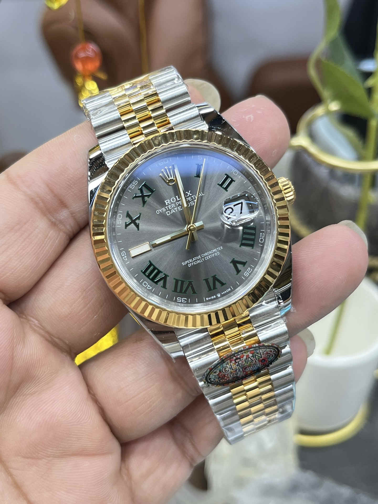 126333-0019 – Two-Tone Datejust 41 Wimbledon Dial