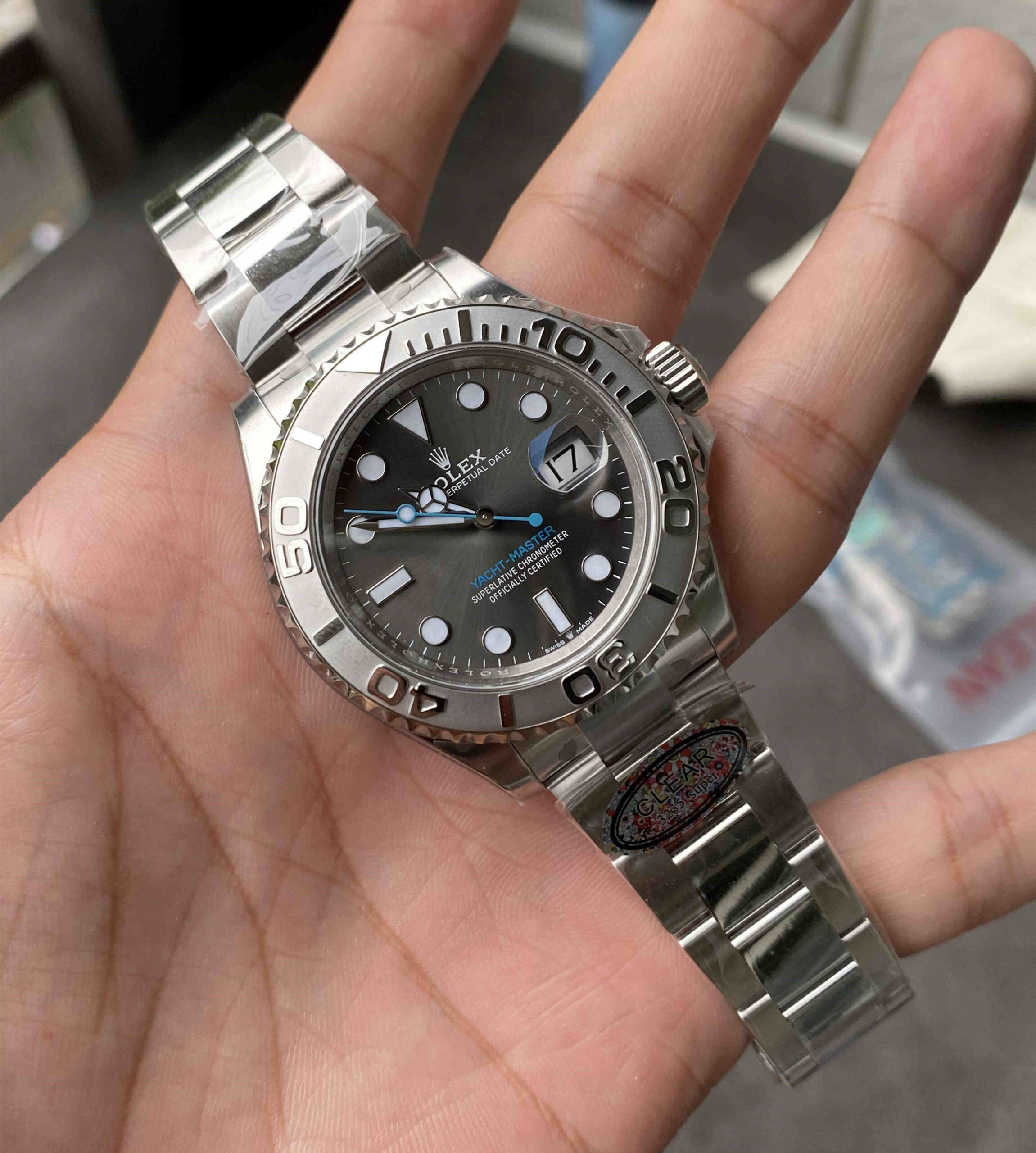 126622‑0001 – 40mm Grey Yacht-Master Replica