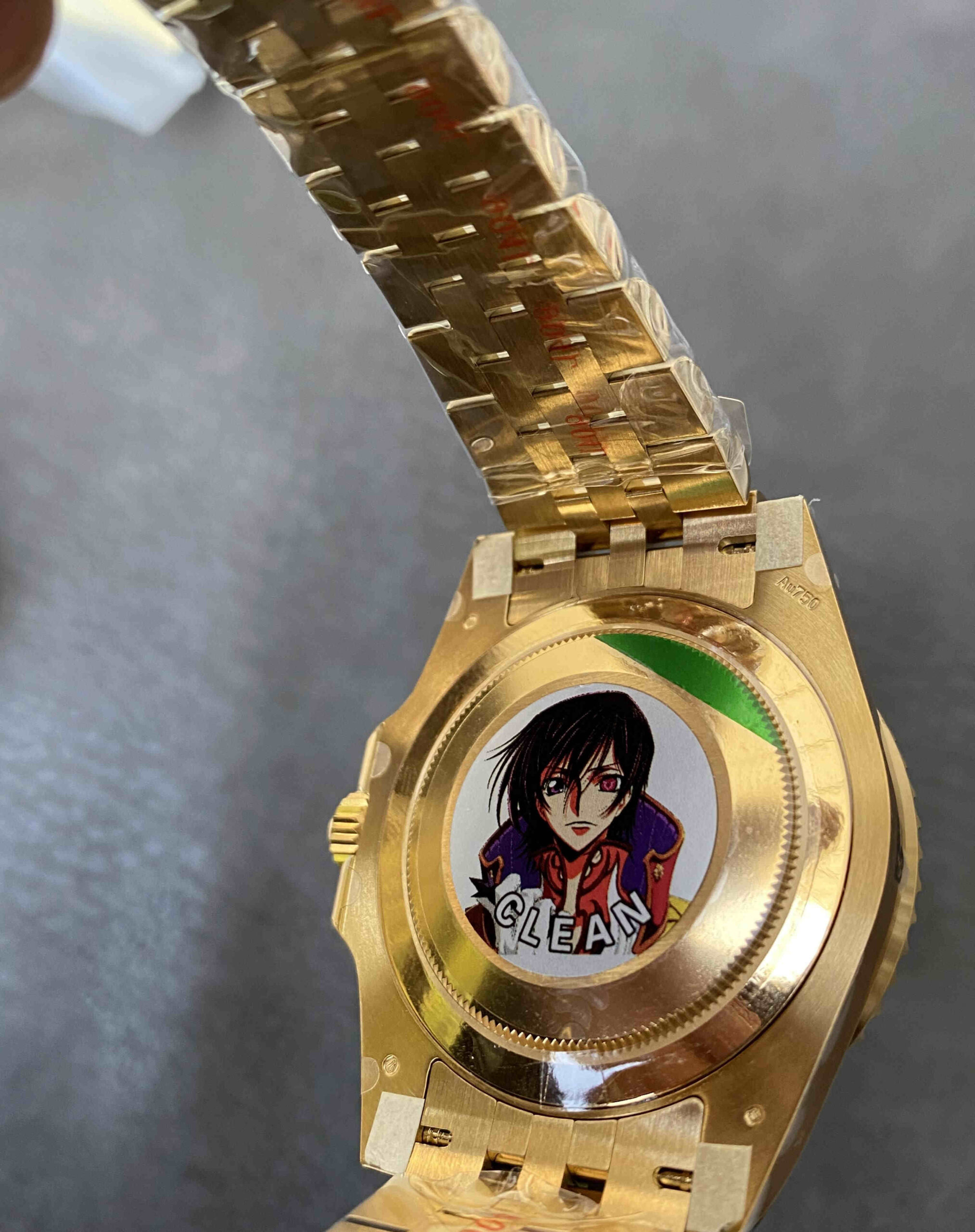 126718GRNR Yellow Gold GMT-Master II Replica