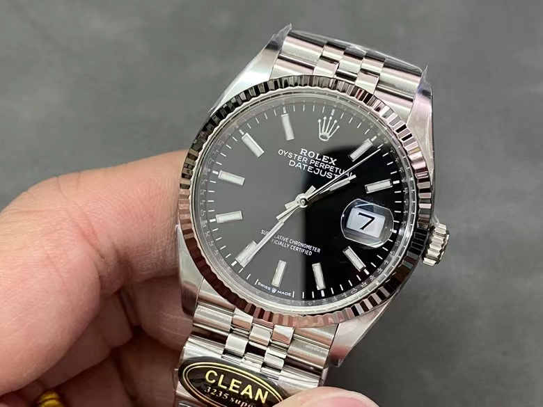 Datejust 36 126234 – 36mm Black Dial Rolex Clone