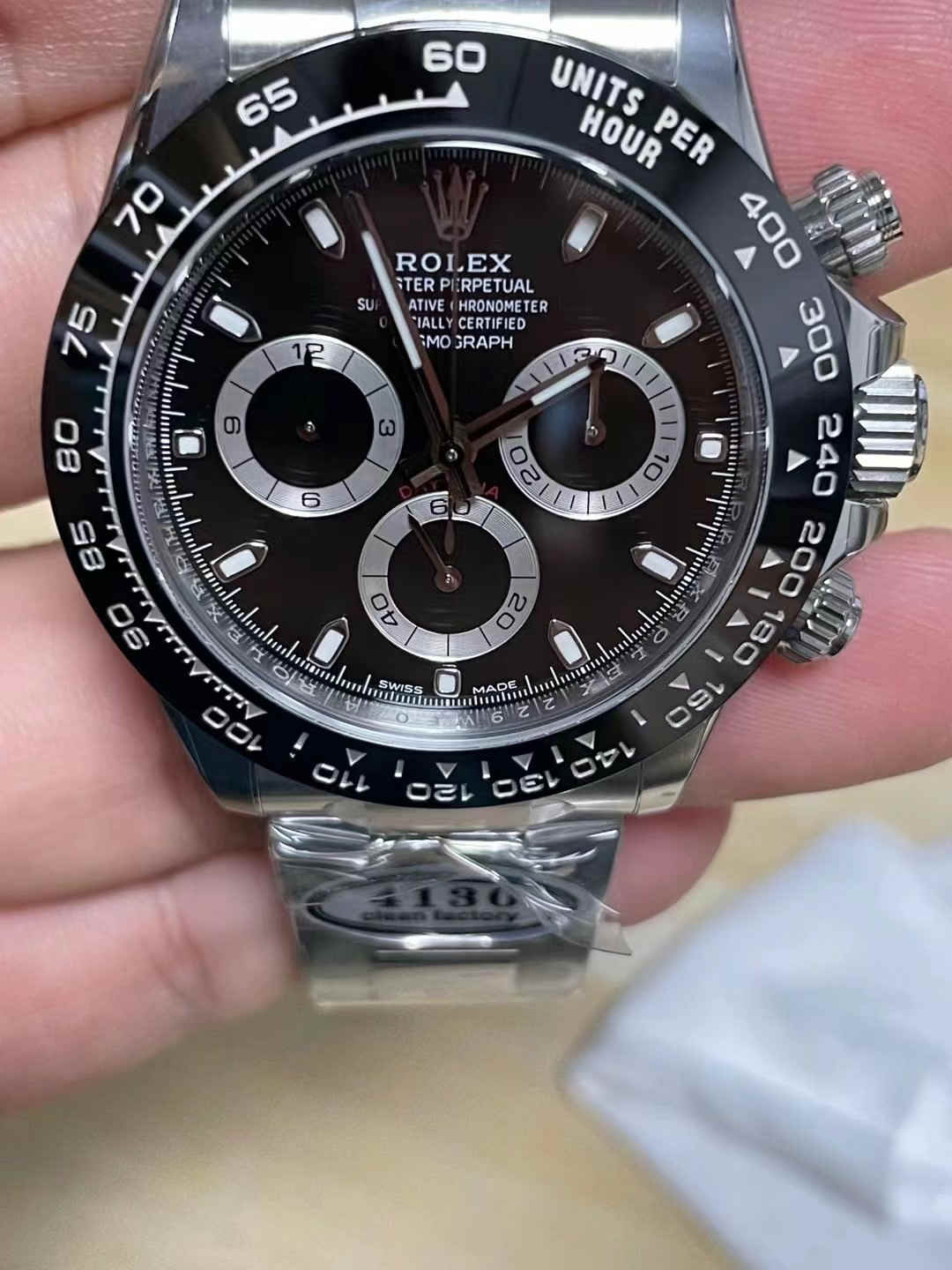 Daytona 116500LN Black Ceramic Replica | 4130 Movement