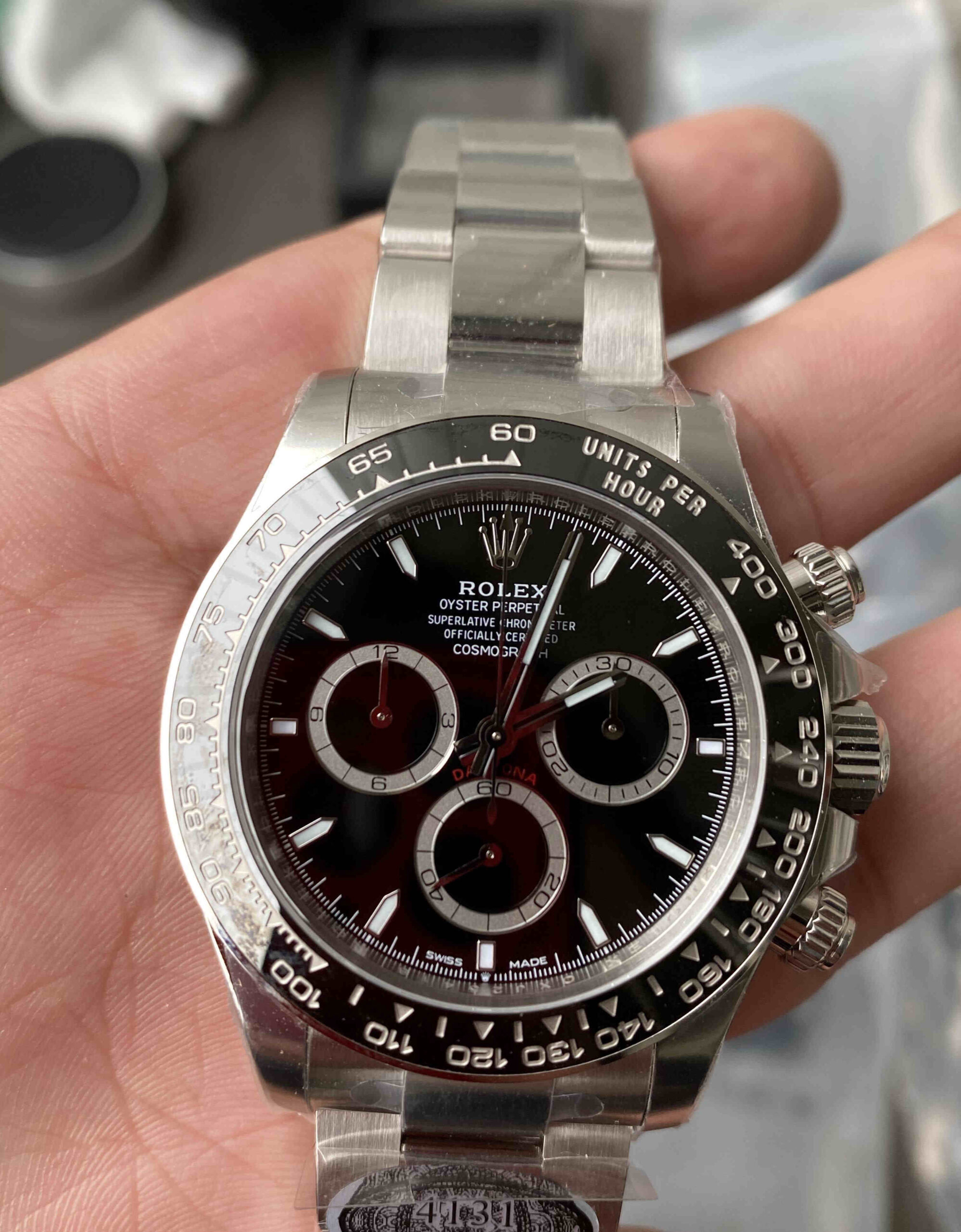 Daytona Black Ceramic 4131 – Full Black Rolex Daytona Clone