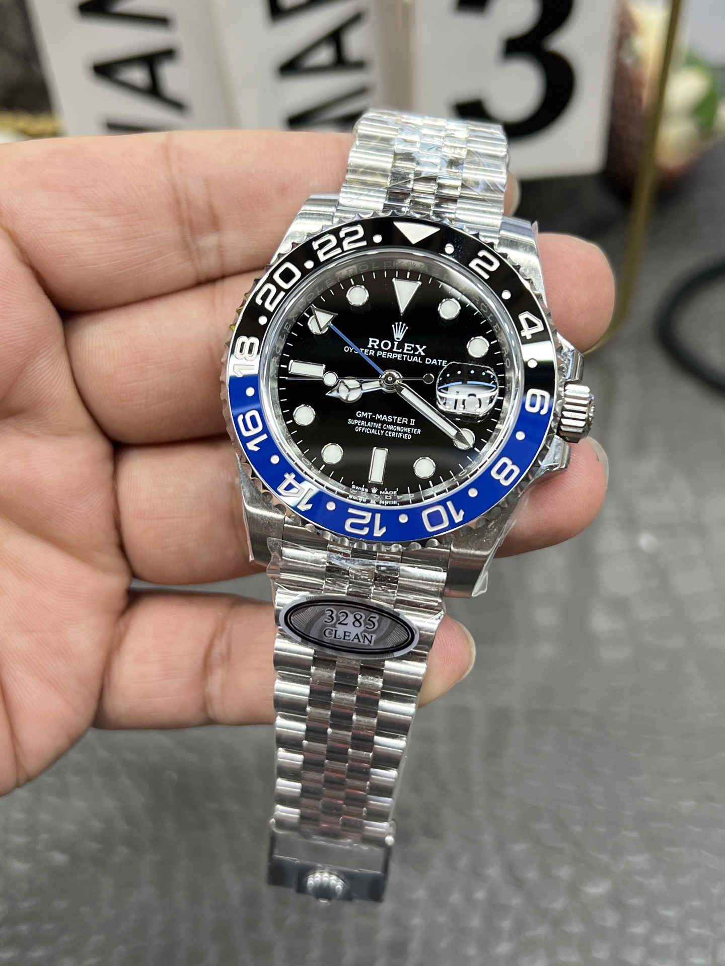 GMT Master II 126710BLNR – Premium “Batman” 3285 Automatic Replica