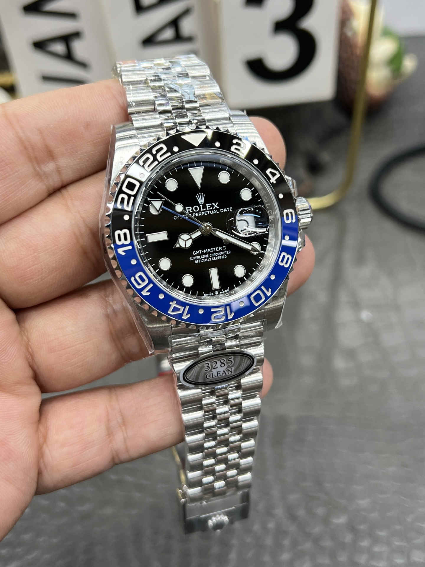 GMT Master II 126710BLNR – Premium “Batman” 3285 Automatic Replica