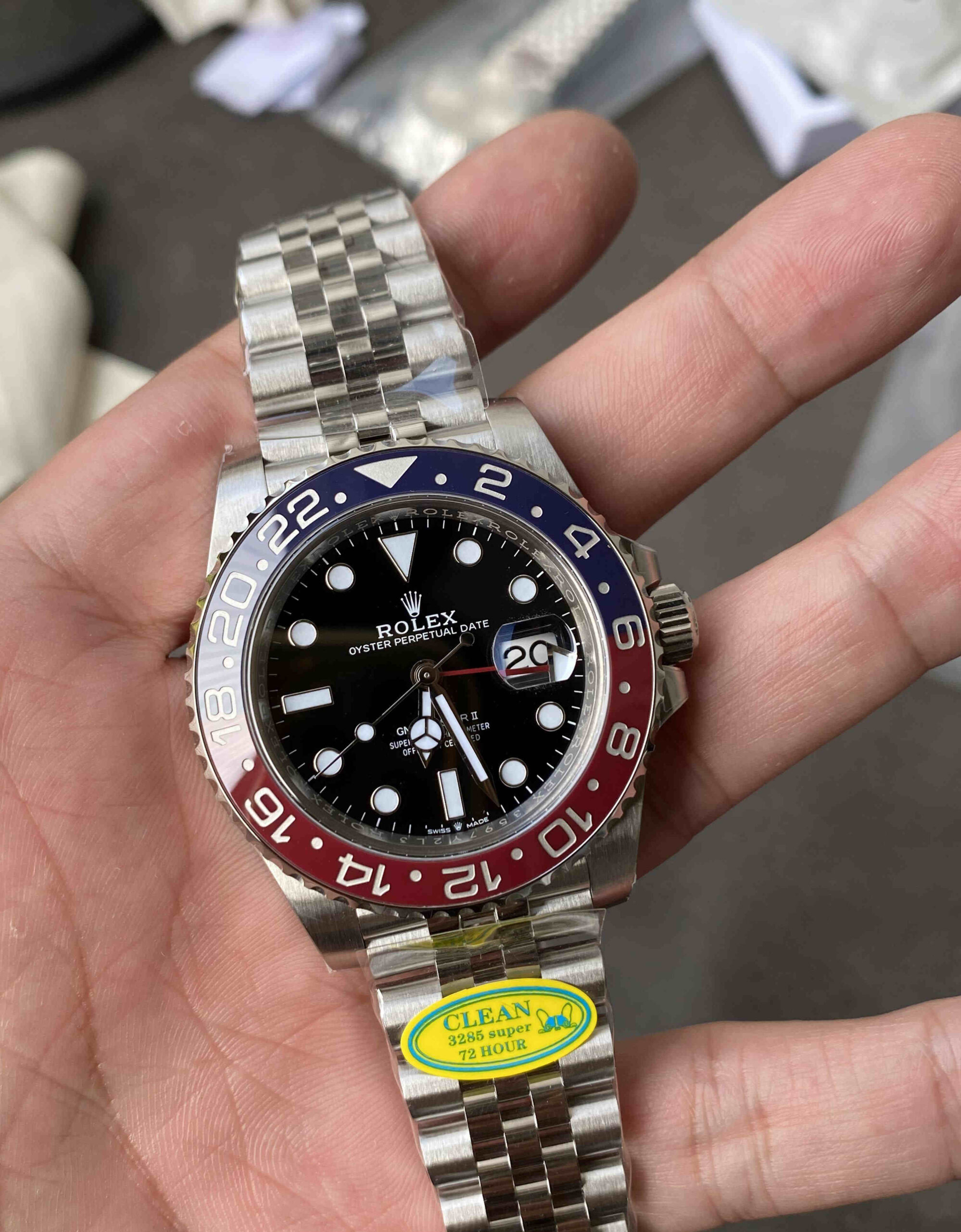GMT Master II 3285 Super Clone – New Dandong 3285 Movement, 70-Hour Power Reserve
