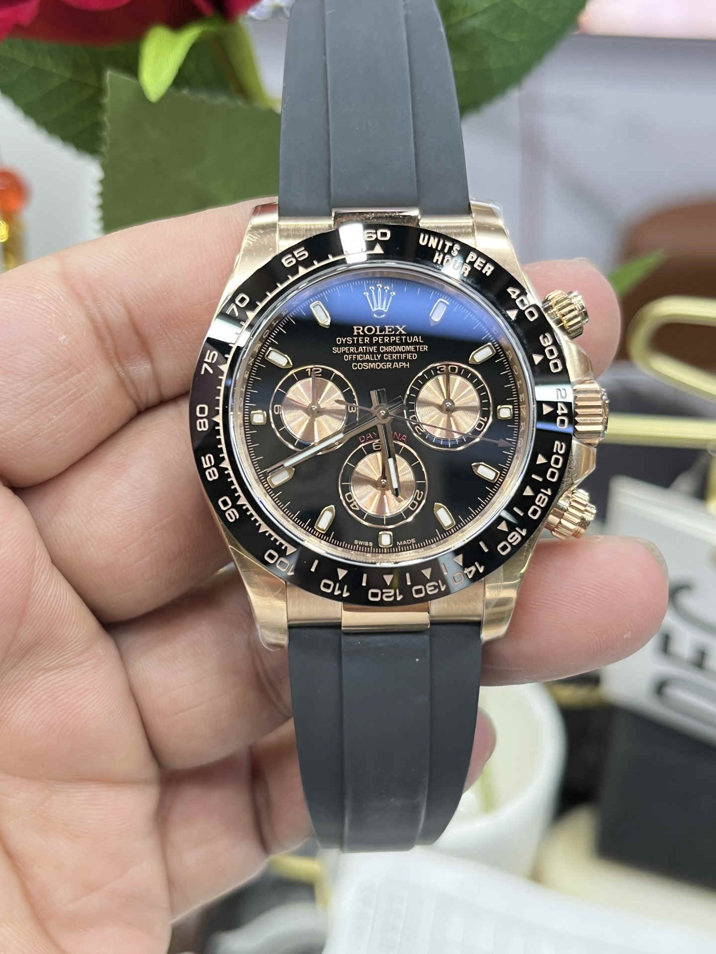 Rolex Daytona 116515LN– Everose Gold Chronograph Replica