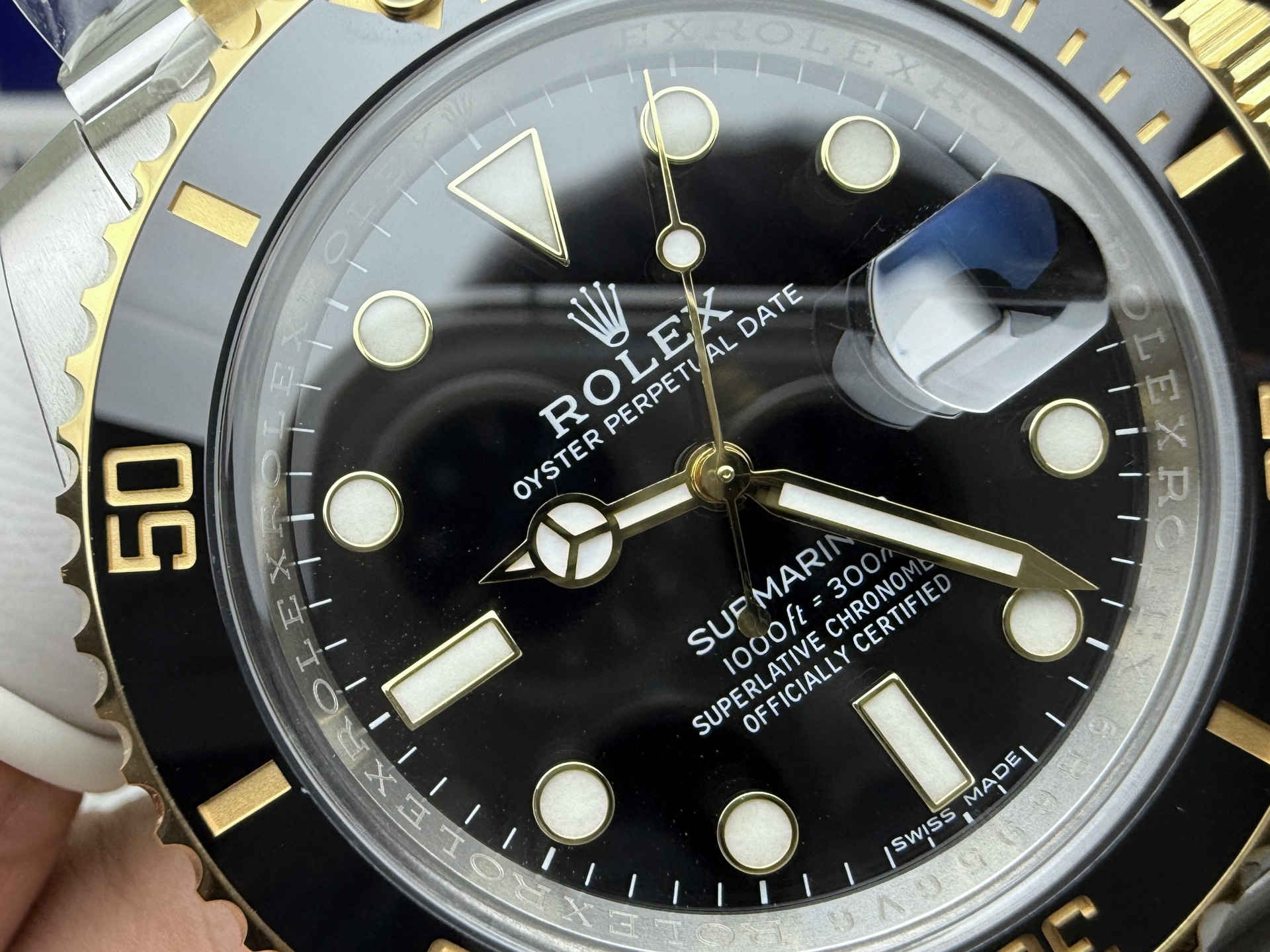 Rolex Submariner 116613LN – Two-Tone Black Submariner with 3135 Movement