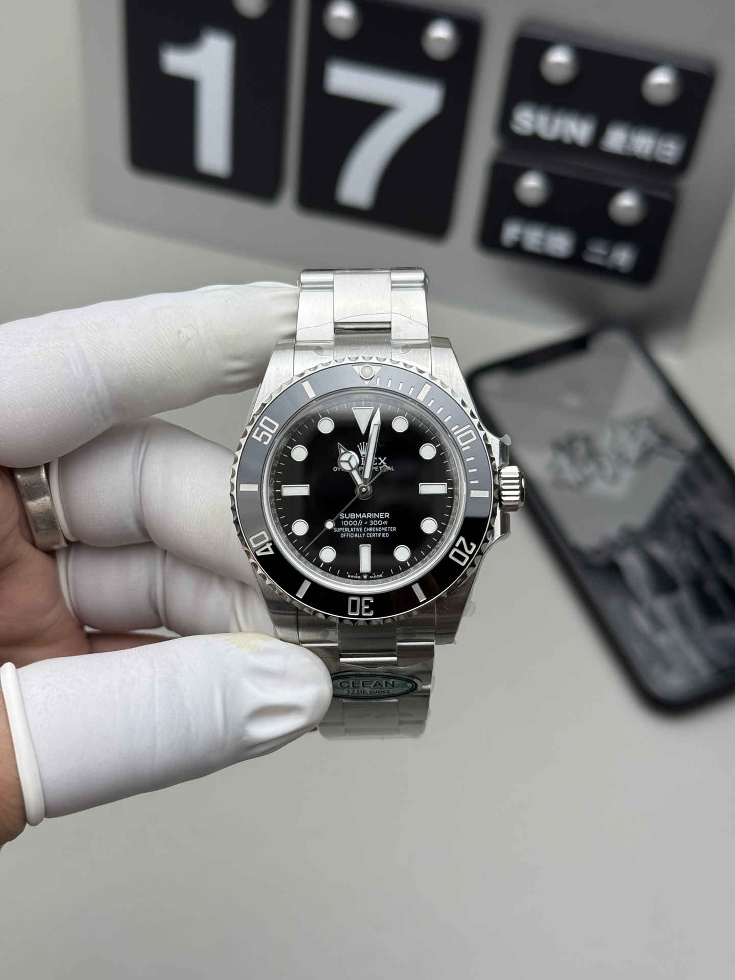 Rolex Submariner 124060 Replica – No Date 40mm Submariner with 3230 Movement