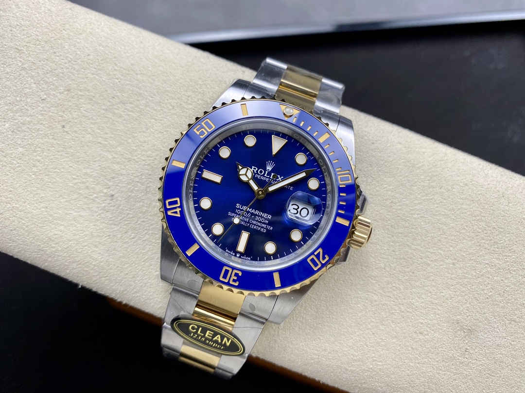 Rolex Submariner 126613LB – 41mm Two-Tone Blue Submariner Replica with 3235 Movement