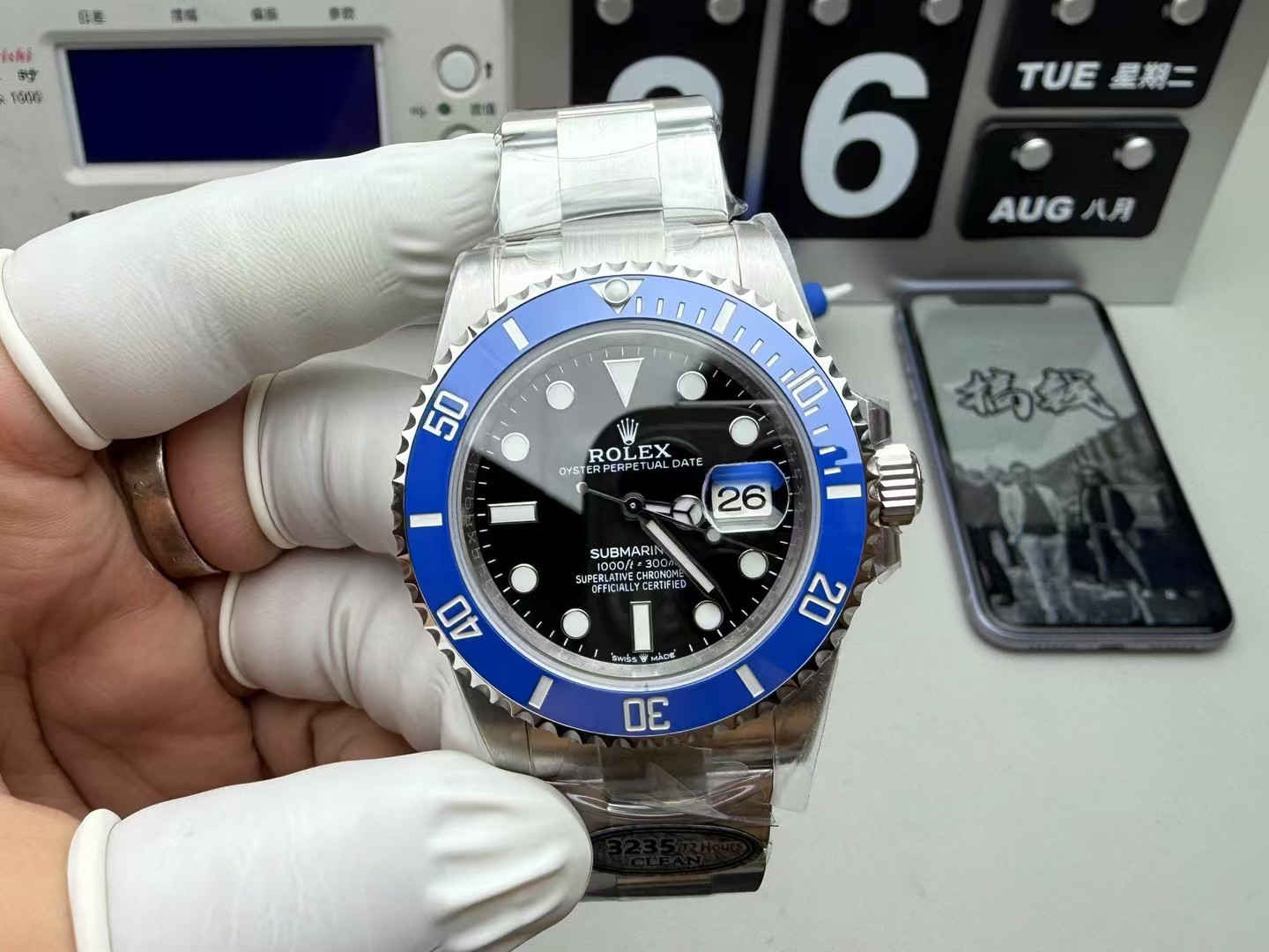 Rolex Submariner Blue 3235 – Premium 41mm Blue Submariner Replica