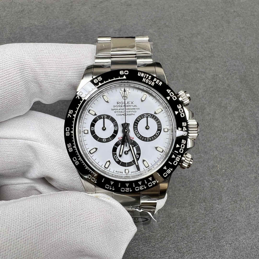 Rolex Daytona 116500 4130 Panda Dial Replica – 40mm 904L Steel | Super Clone Chronograph