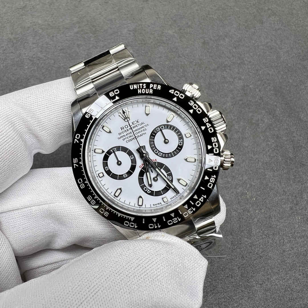 Rolex Daytona 116500 4130 Panda Dial Replica – 40mm 904L Steel | Super Clone Chronograph