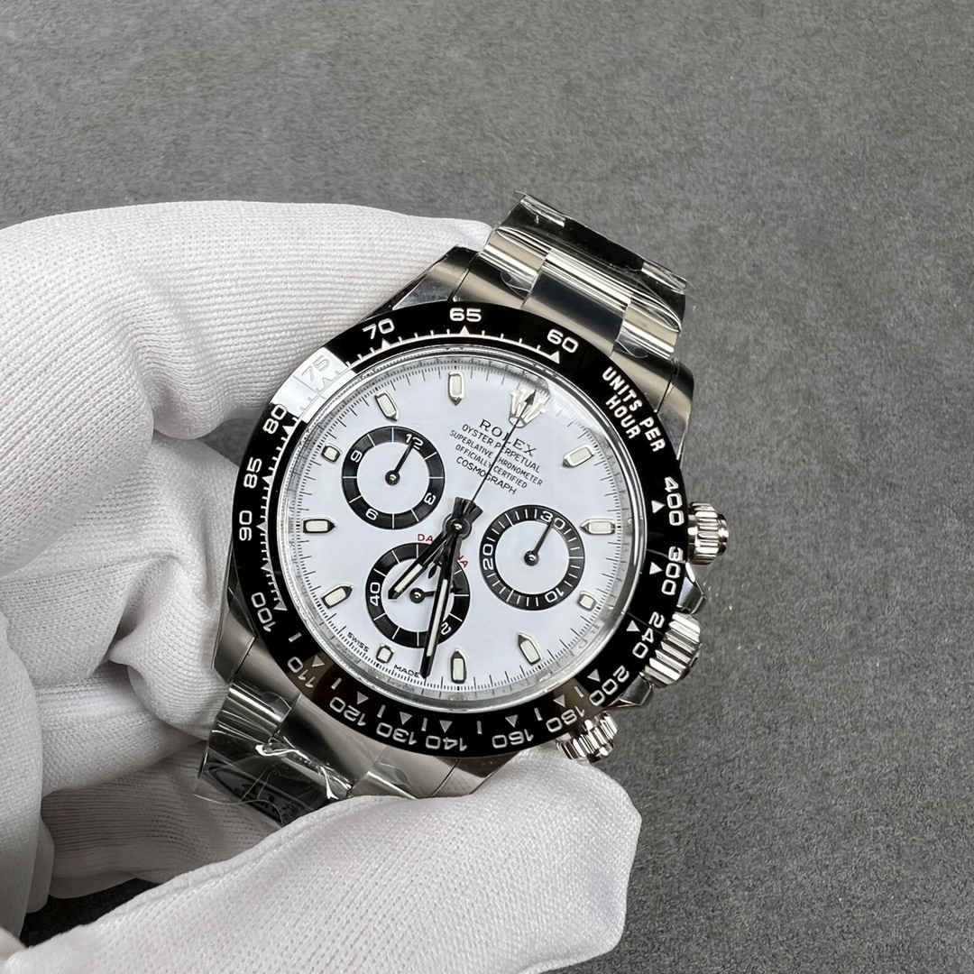 Rolex Daytona 116500 4130 Panda Dial Replica – 40mm 904L Steel | Super Clone Chronograph