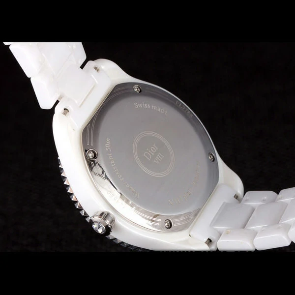 Dior VIII Baguette Cut White Diamonds with Diamond Encrusted Dial new59447