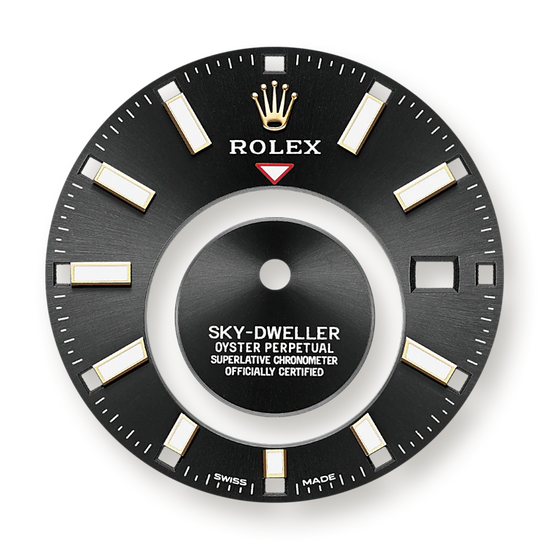 DISCONTINUED Rolex Replica Watch Sky-Dweller 42mm, Oystersteel and 18k Yellow Gold, 326933-0002