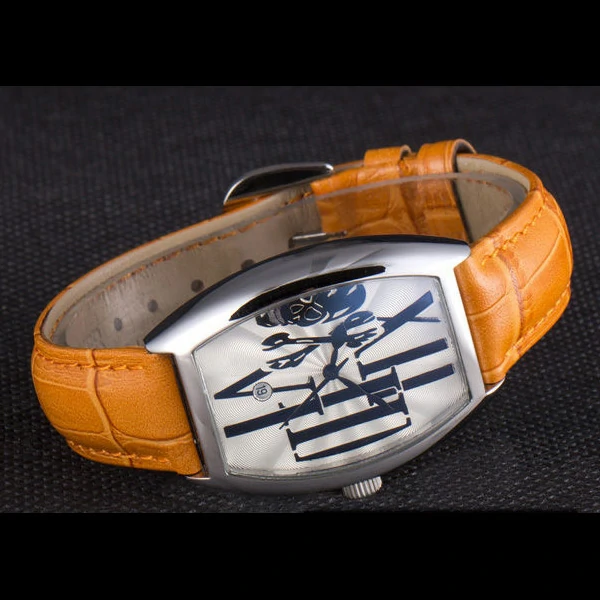 Franck Muller Casablanca Yellow Croco Leather Band new59739