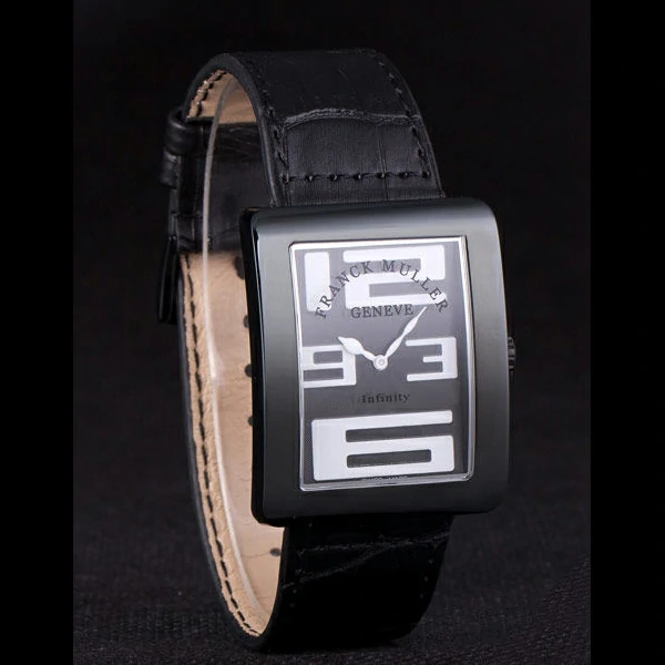 Franck Muller Infinity White Dial Numbers Black Croco Bracelet new59286