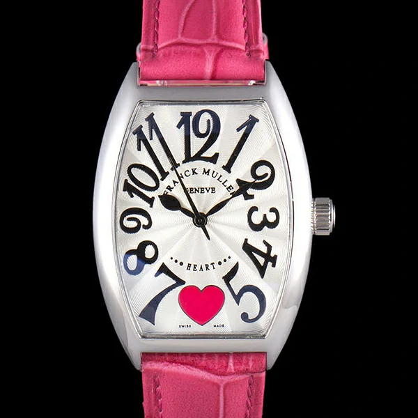 Frank Muller Heart Pink Leather Band new59677