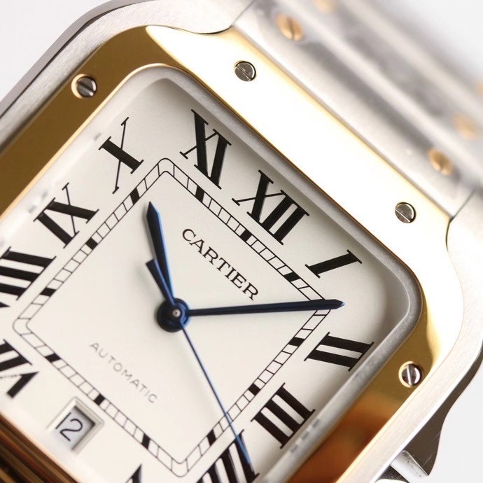 Cartier Santos Two Tone (W2SA0009) – GF Factory V2 Upgrade [1:1 Interchangeable Strap]