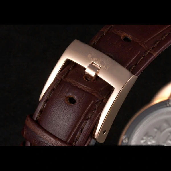 Hermes Classic Croco Leather Strap Silver Dial new59402